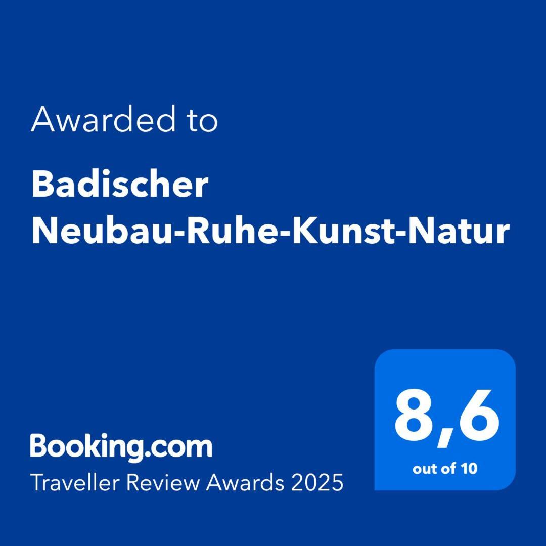 Badischer Neubau-Ruhe-Kunst-Natur Rheinau Ngoại thất bức ảnh
